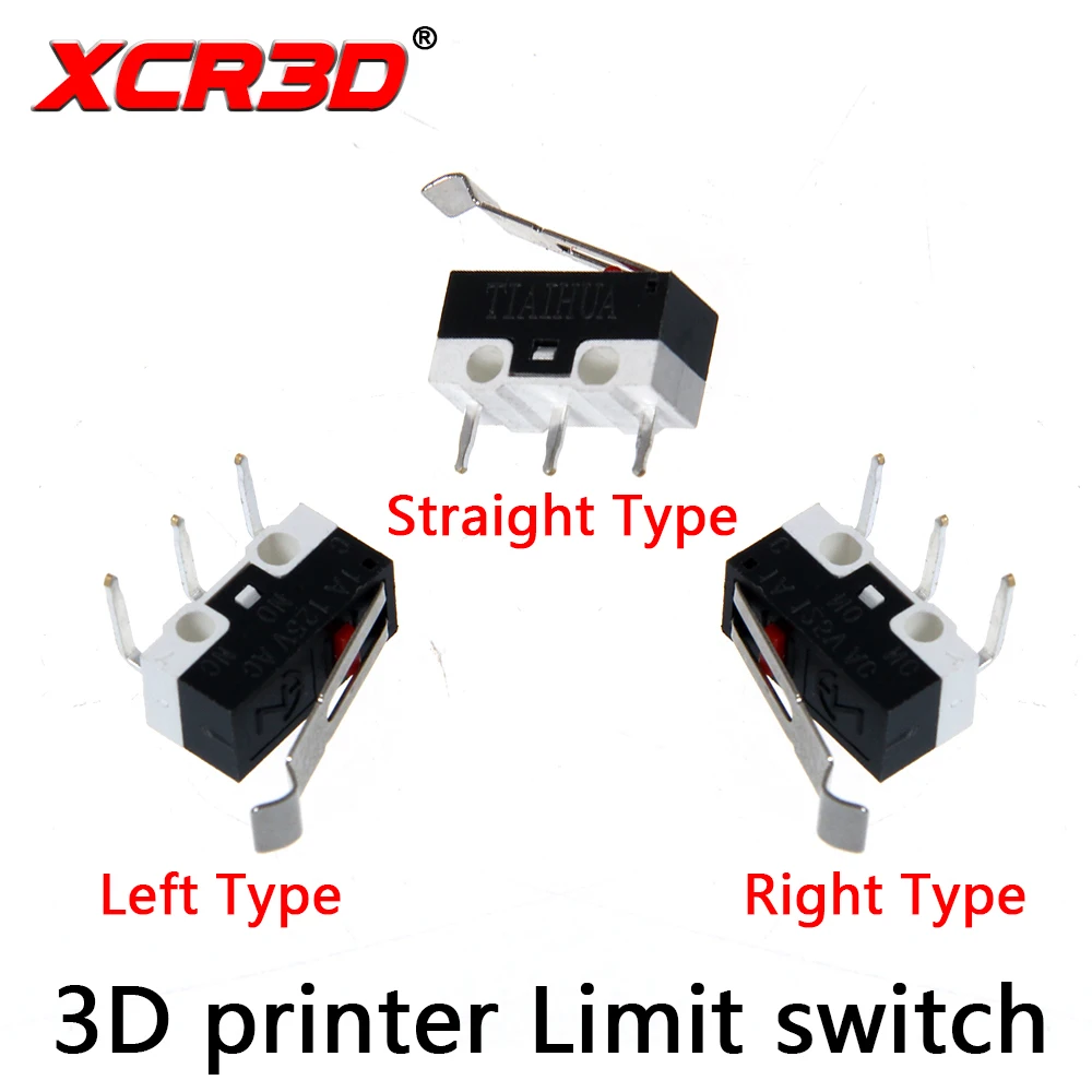 Запчасти для 3D принтера Endstop XCR3D 10 шт./лот микроконцевой выключатель I3 Delta Kossel Makerbot
