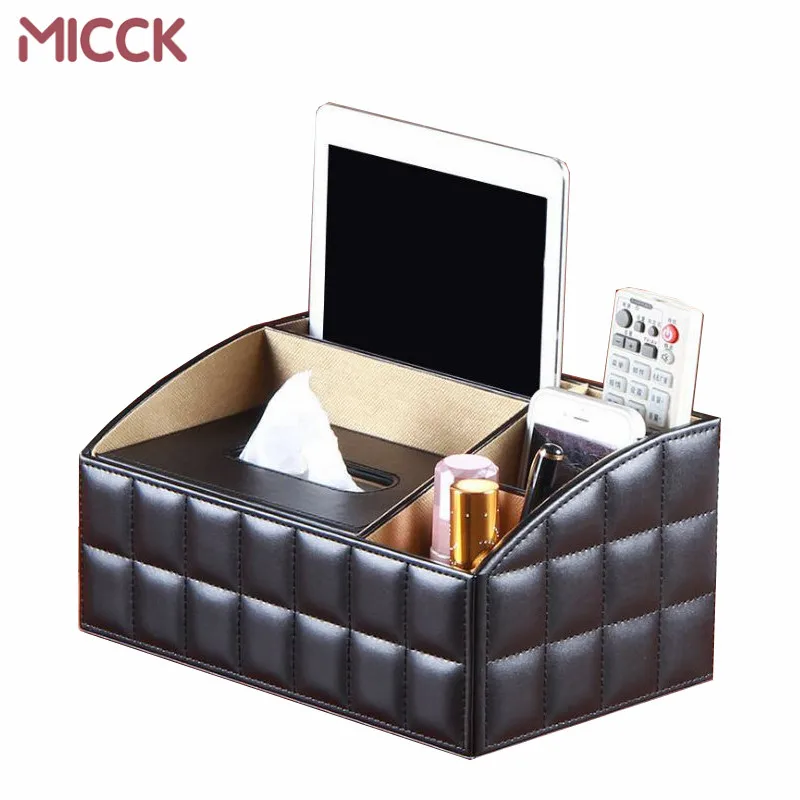 MICCK искусственная кожа коробка для салфеток с коробкой хранения