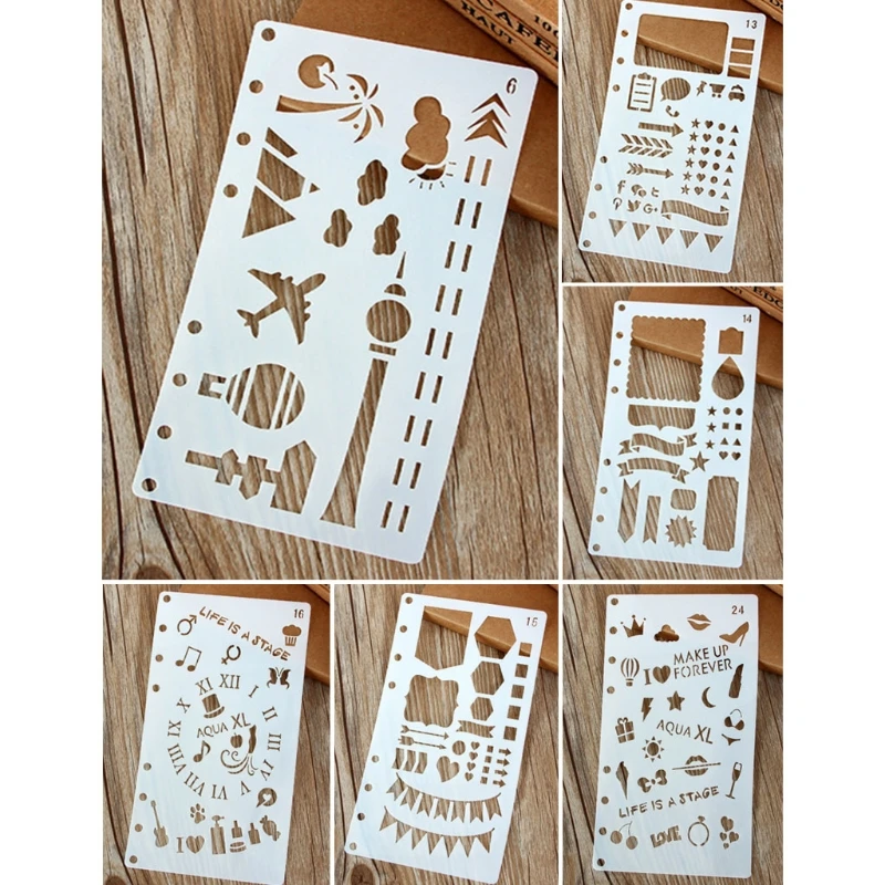 DIY ремесло Рисование шаблонные линейки трафарет доска для рисования