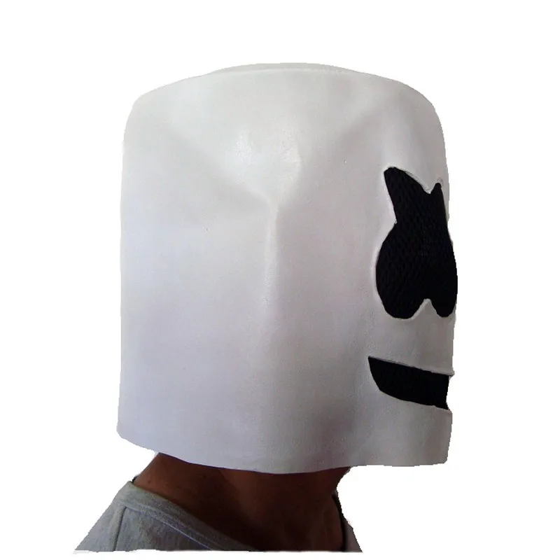 Marshmello DJ Косплей Маска для хеллоуина и карнавала вечерние Фестиваль Аксессуары