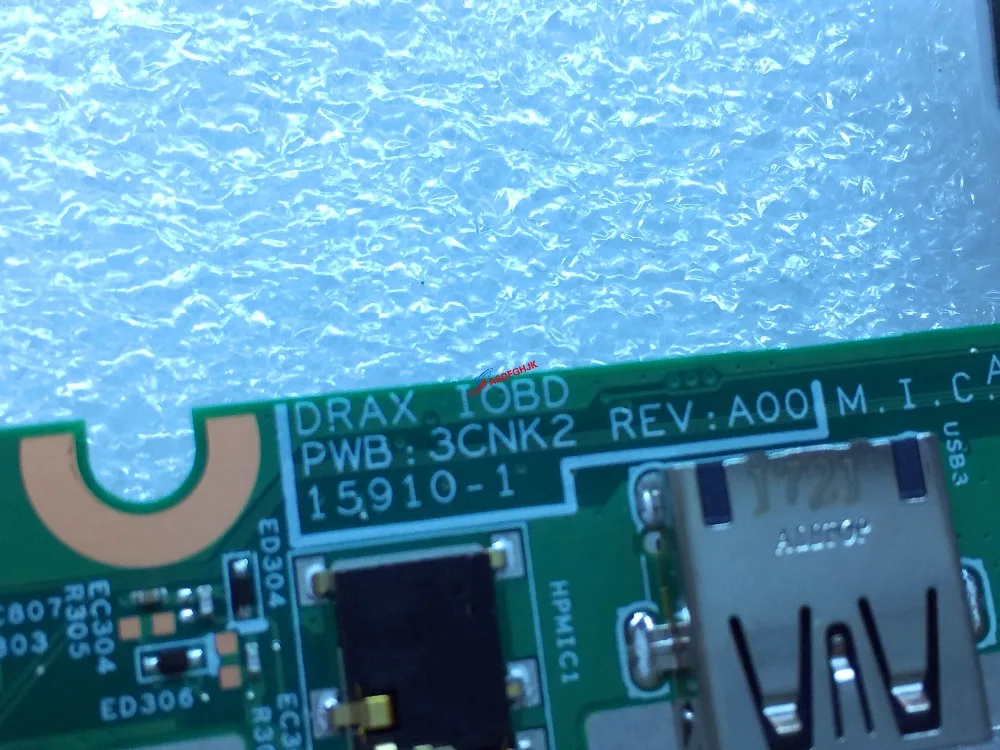 Оригинальный аудиоразъем для DELL 3168 плата с двумя USB портами и кабелем MH4F6 0MH4F6 G7D57