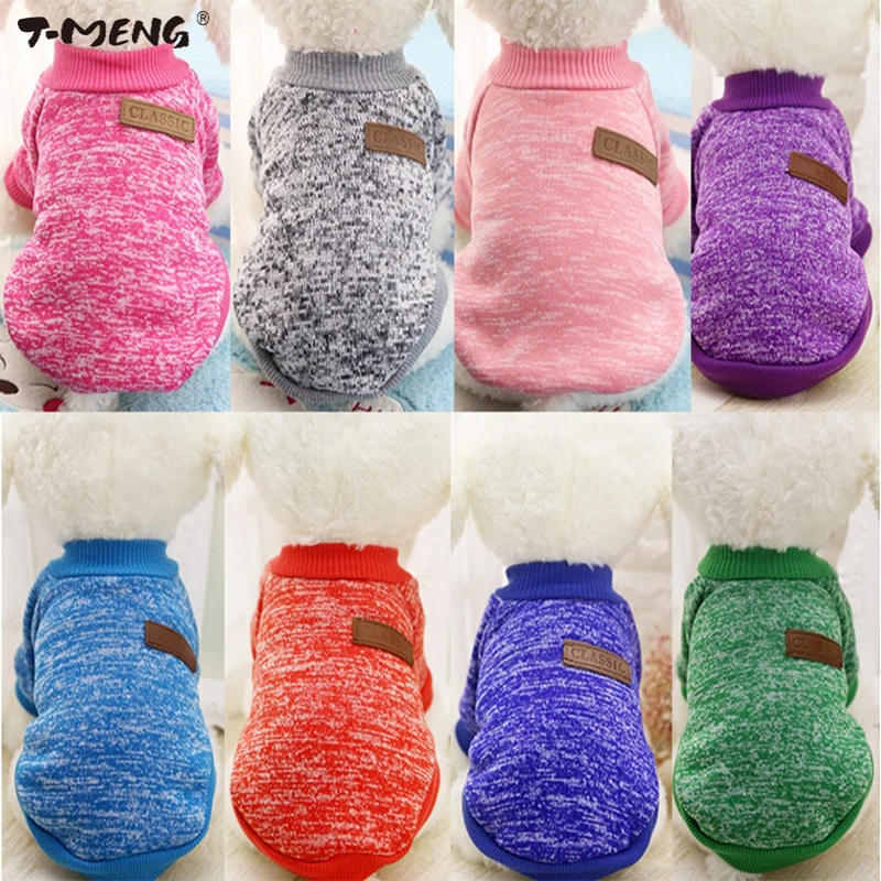 Женская Классическая теплая одежда для собак щенков куртка домашних животных