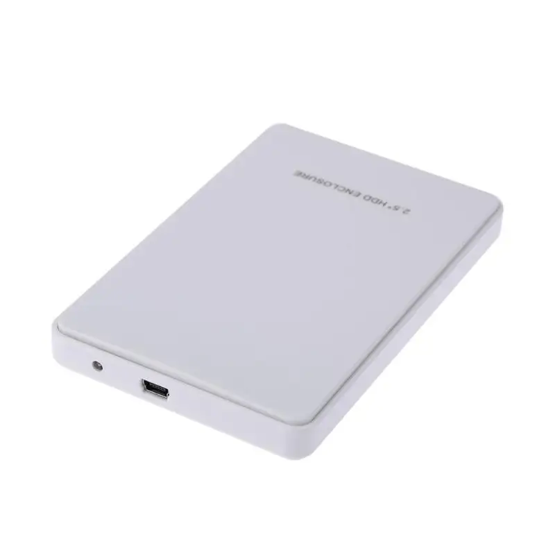 VKTECH 2,5 дюйма IDE Корпус жесткого диска USB 2,0 высокоскоростной 480 м/с внешний HDD Чехол коробка белый ноутбук части