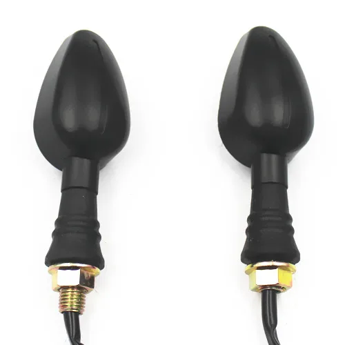 Motorcycle Universal SMD LED Turn Signal Indicators Blinker Amber Light Dual Sport bike Cruiser Cafe Racer Old School |