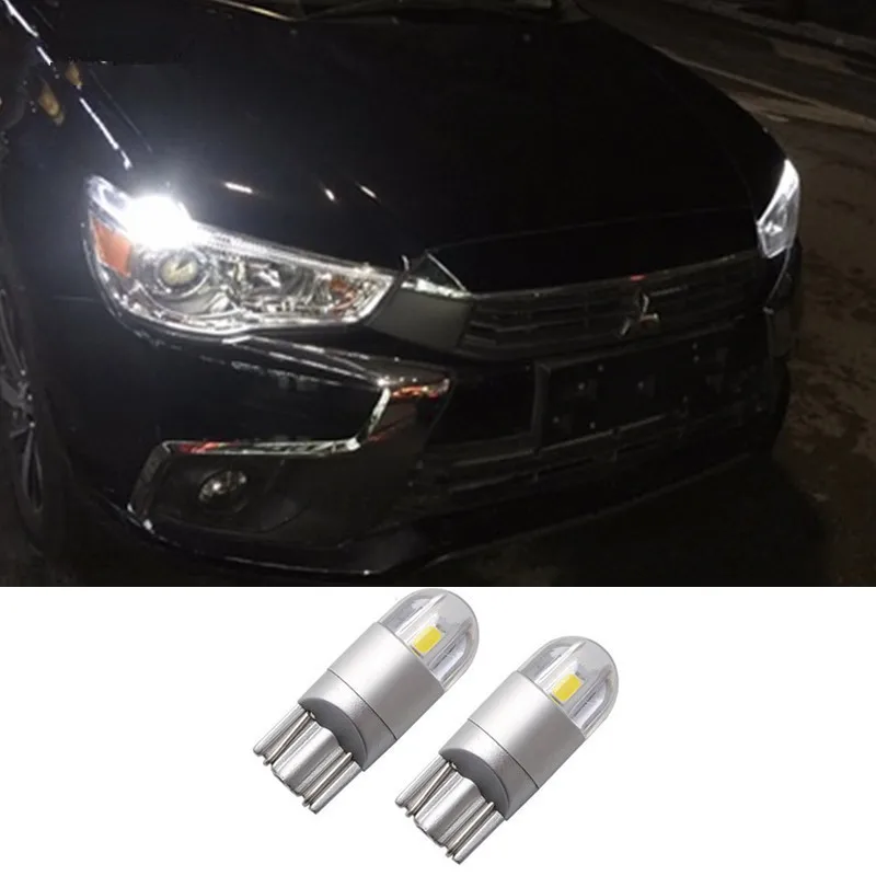 2X автомобильный T10 LED W5W парковочный светильник для Mitsubishi asx lancer 9 10 pajero outlander l200 colt