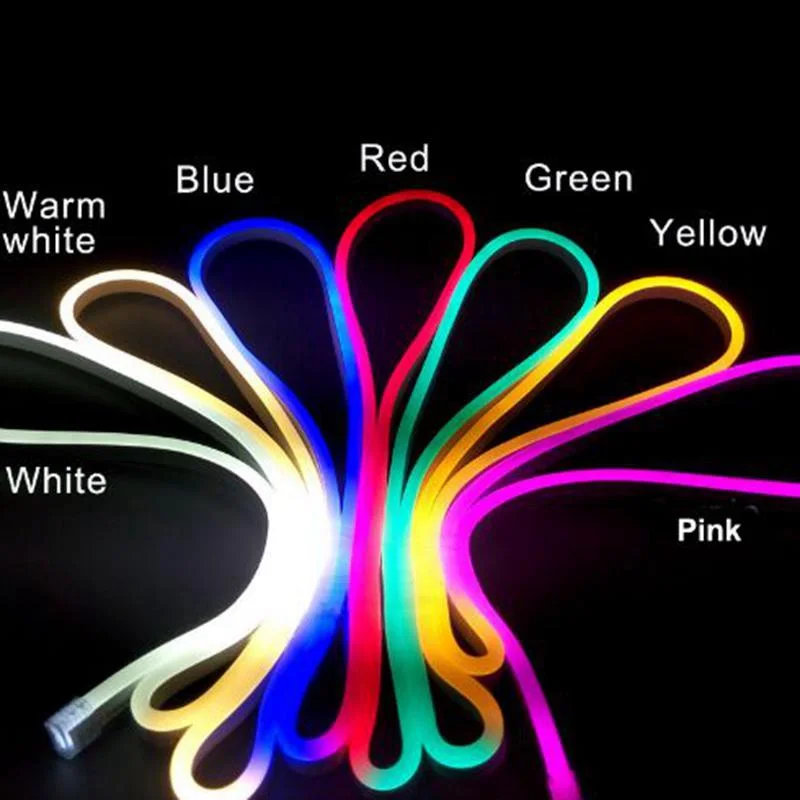 

SZYOUMY 12V Flex LED Neon Light 120leds/M LED Neon Strip Light Waterproof Neon Sign Mini 6x12mm LED Lighting Holiday Party