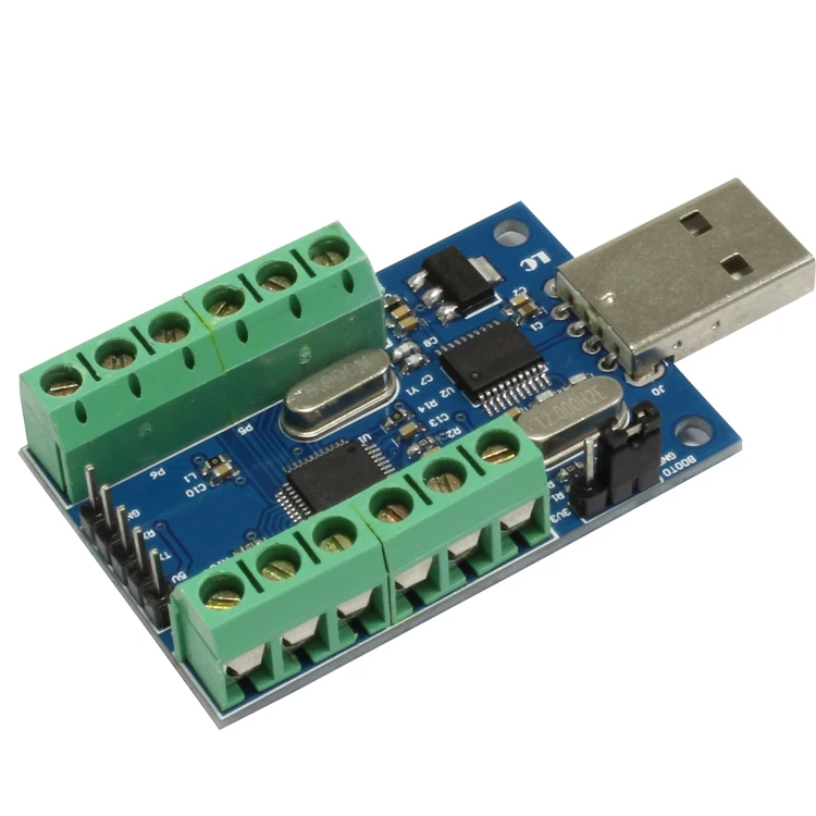 USB DAQ 10 каналов сбора данных 12 битные Аналоговые входы 10AD STM32 UART ADC модуль|Детали и