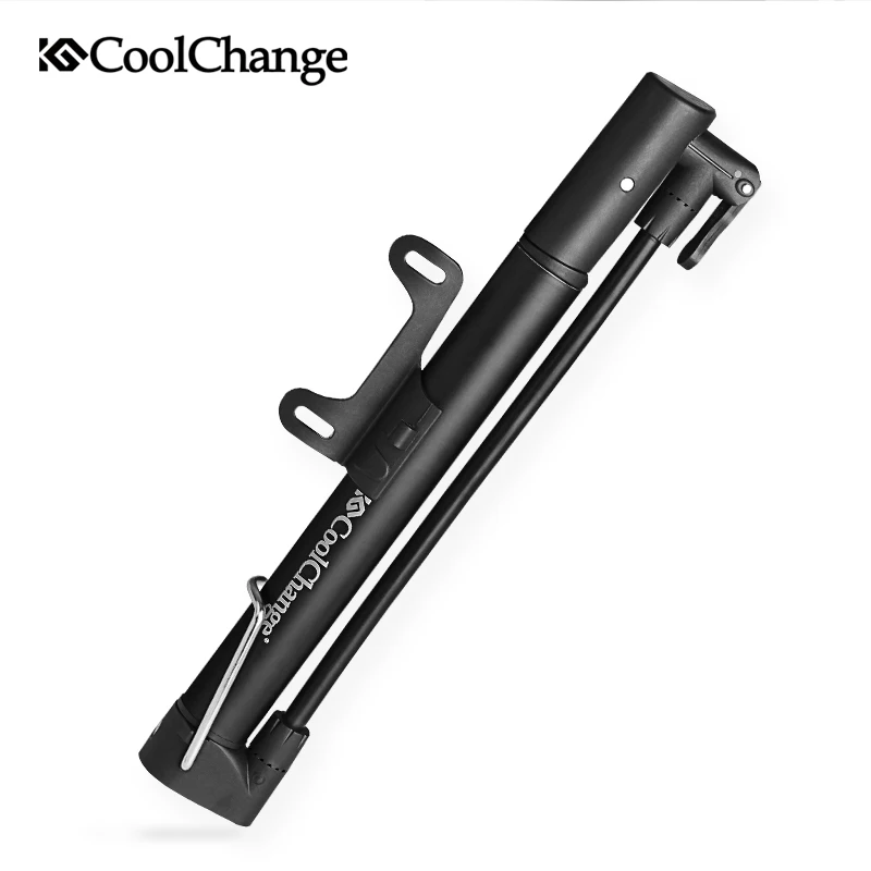 CoolChange Bicycle Pump Aluminum Alloy Mini Portable Light Air For Bike Tire Inflator Schrader Presta Valve Cycling | Спорт и