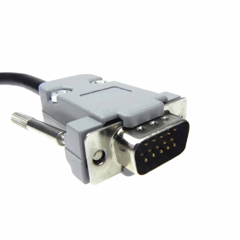DB-15pin male soldering type connector plastic socket outer casing together with screws set | Обустройство дома