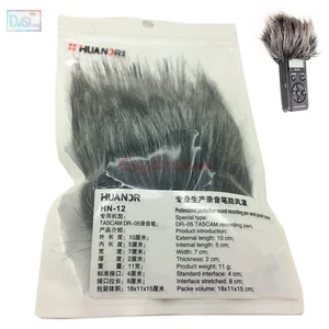 Профессиональный уличный Меховой чехол для микрофона ветрового стекла для TASCAM DR-05 DR05