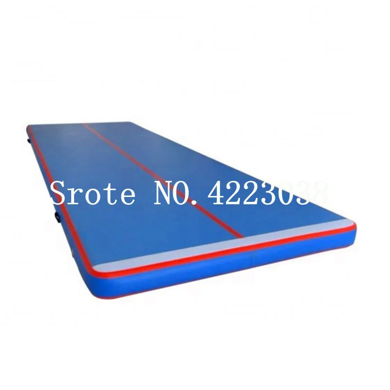 Free Shipping 6*2*0.2M Folding High Jumping Mat Gymnastics Air Training Inflatable Cheerleading Track For Sale |