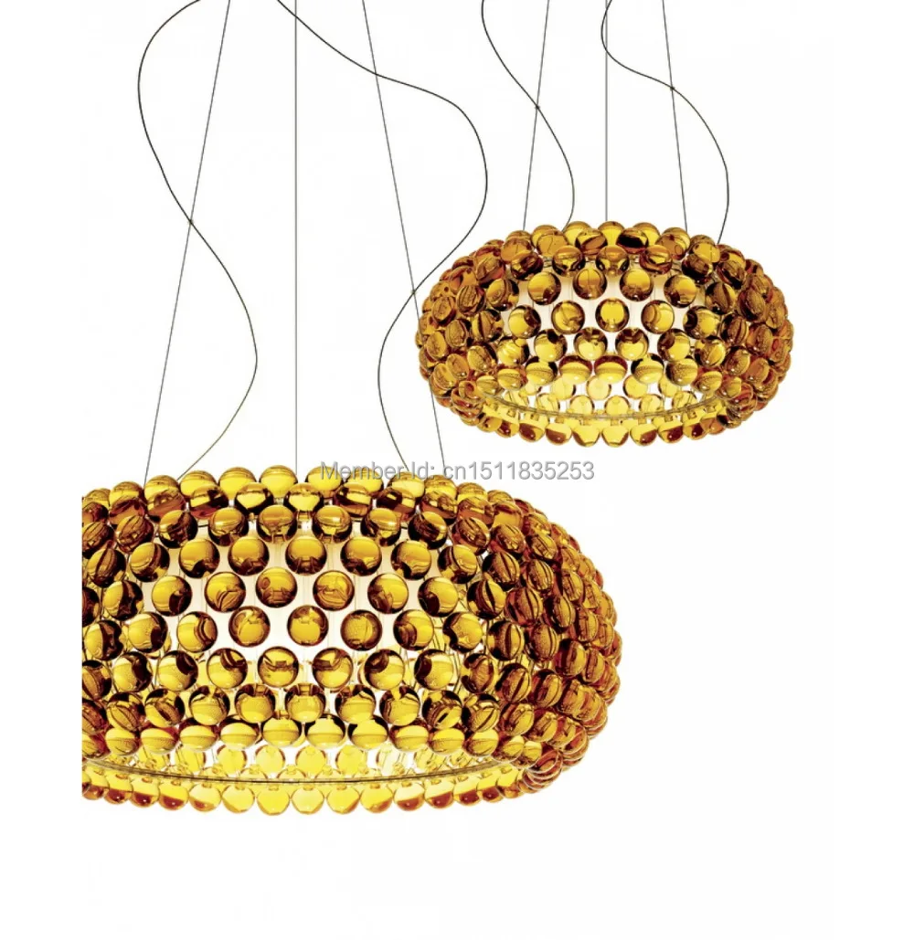 Современный светодиодный подвесной светильник диам. 35 см 50 65 Foscarini Caboche Ball для
