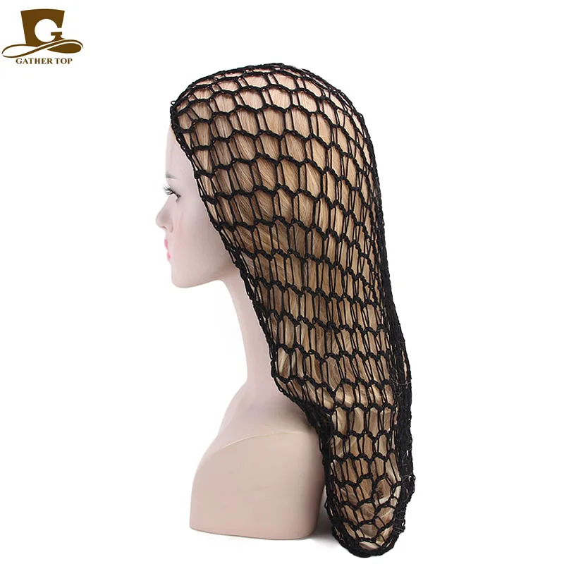 Женские очень длинные волосы для сна крючком Hairnet Sleep cap Snood Cover вискоза шляпы с