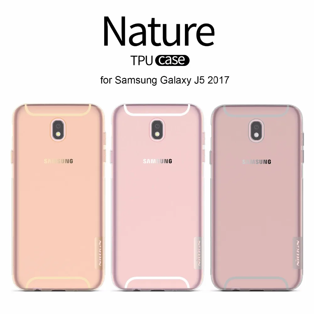 Nillkin для samsung Galaxy J5 2017 Силиконовый ТПУ чехол ультра тонкий телефона Прозрачный Pro