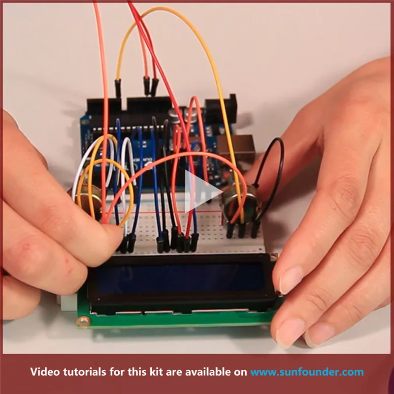 SunFounder 12 проектов Набор для начинающих чтобы узнать Arduino LCD 1602 стартовый набор V2.0 с