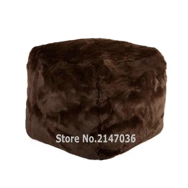 Серый мех Anywhere Bean Cube 16 дюймовый стул и сумочка|bean bags fur|bean bag beansfur bean |