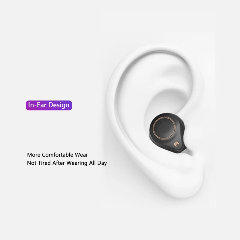 Беспроводные наушники TWS Водонепроницаемая мини-гарнитура Bluetooth с сенсорным