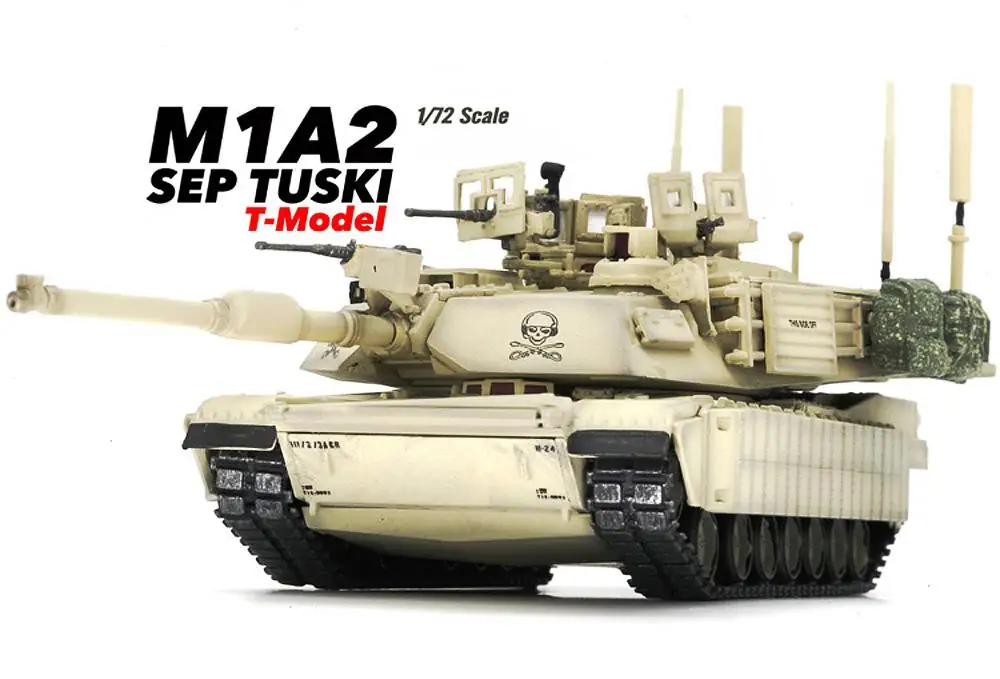 M1A2 SEP TUSKI скелет в LRAQ WAR 2011 1/72 Готовая модель танк T-MODEL |