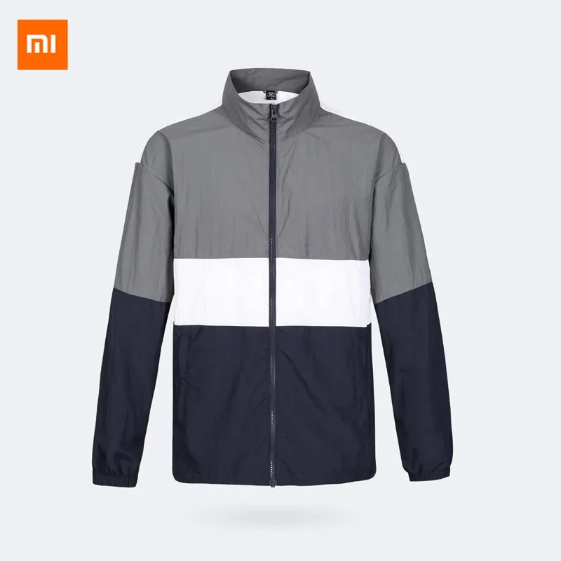 Xiaomi Mijia ULEEMARK Мужская трендовая спортивная куртка с защитой от брызг светоотражающий светильник с принтом