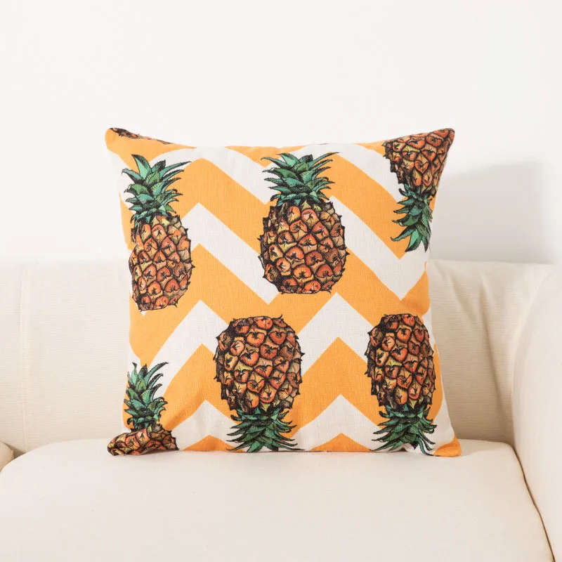 Двухсторонняя печатная искусственная смесь мультяшных полос тропические