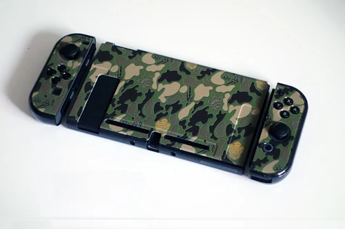 Camouflage Case Защитный чехол Dockable для nintendo Switch с R+ L Joy-Con накладками контроллера - Цвет: Camouflage Case