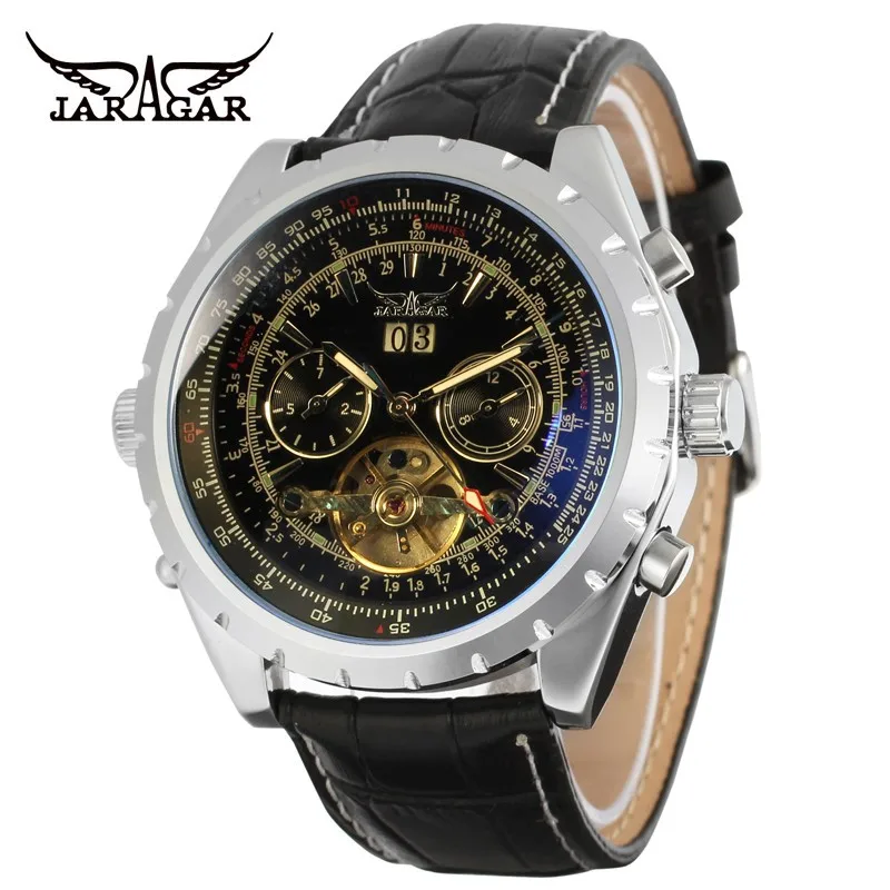 Фотохромные Стекла Серебряный Скелет Циферблат Браслет Из Нержавеющей Стали