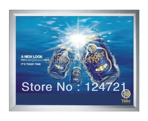 

Led photo frame clear a3 advertising aluminium profile lightbox led panel wall mounted 2014 new inventions
