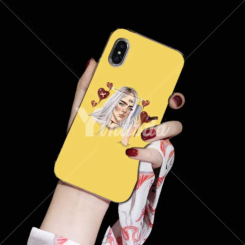 A10 Yinuoda Billie Eilish 13 девушка клиент высокое качество чехол для телефона для Apple iPhone 8 7 6 6S Plus X XS MAX 5 5S SE XR Чехол для мобильного телефона s - Цвет: A10