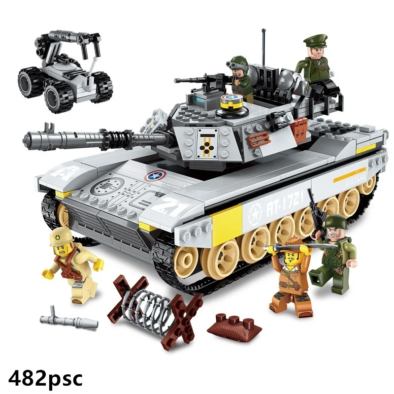 Enlighten1721 Обучающий строительный блок военное сражение морская сила Апач рейд 3 фигурки 280 Обучающие Кирпичи подарок-игрушка для мальчика - Цвет: Enlighten1721