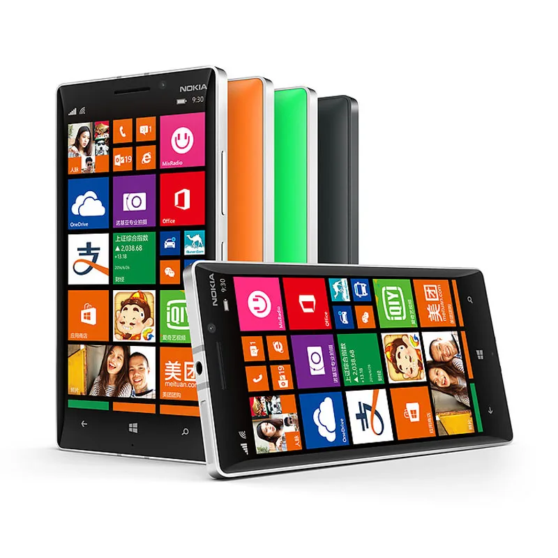 Разблокированный оригинальный Nokia Lumia 930 сотовый телефон 20MP камера Quad core 32 ГБ