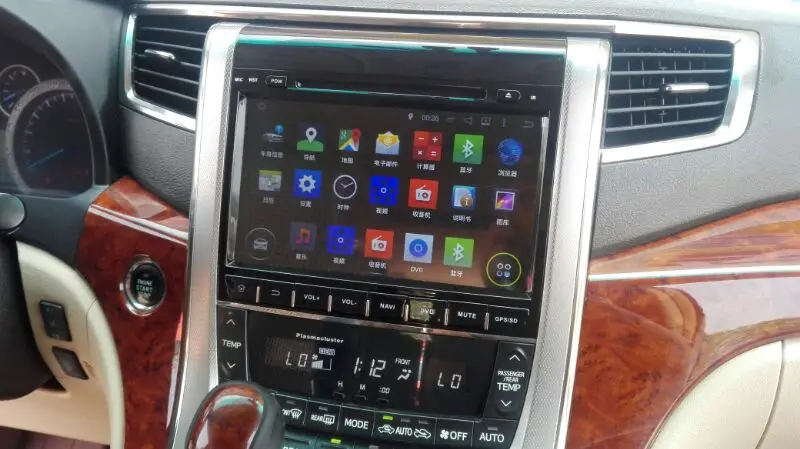 Автомобильный радиоприемник Android10 для Toyota Alphard Vellfir 2008-2014 gps-навигация
