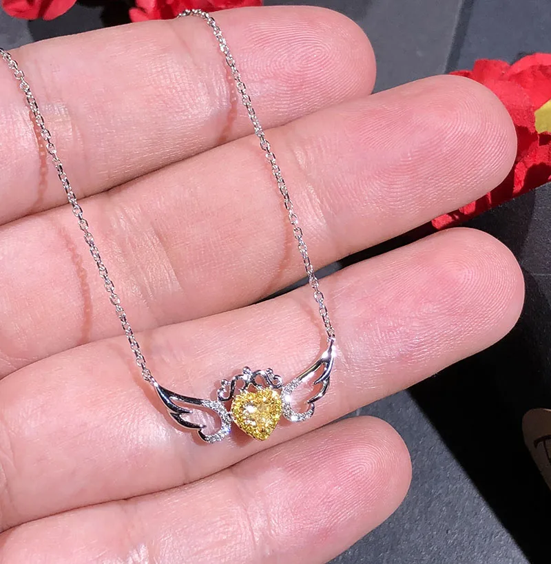 1 карат свадебное кольцо Moissanite с бриллиантами подлинное 18 К 750 Белое золото D Цвет