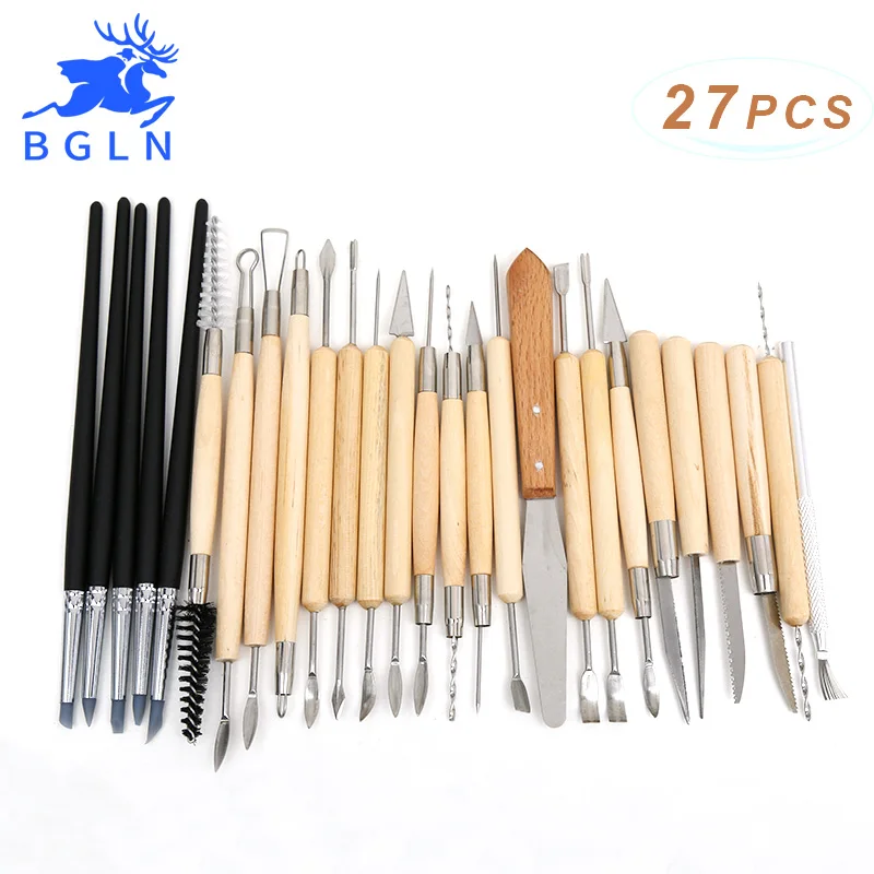 BGLN 27 шт. силиконовая искусственная глина скульптура резьба моделирование