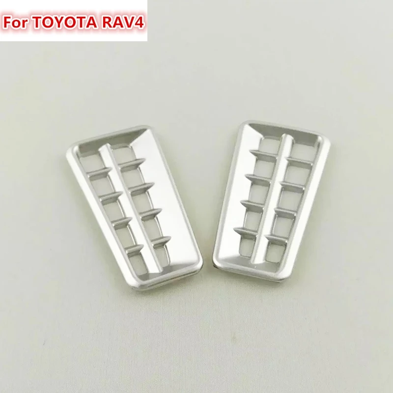 Новинка для Toyota RAV4 RAV 4 2016 АБС пластик хром матовый кондиционер верхняя крышка