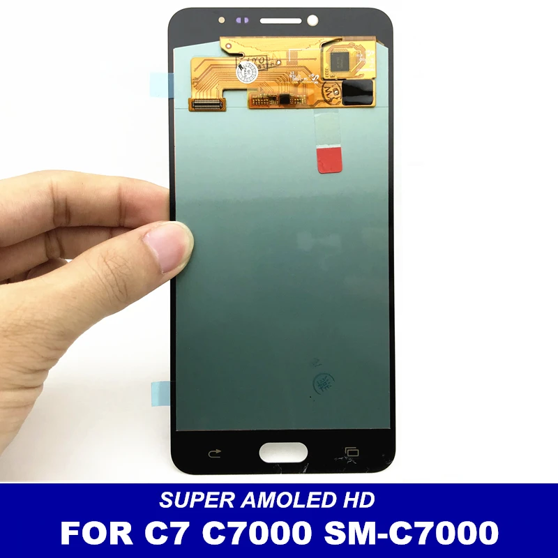 Замена LCDS для телефонов Samsung Galaxy C7 C7000 SM супер AMOLED ЖК дисплей полный дигитайзер
