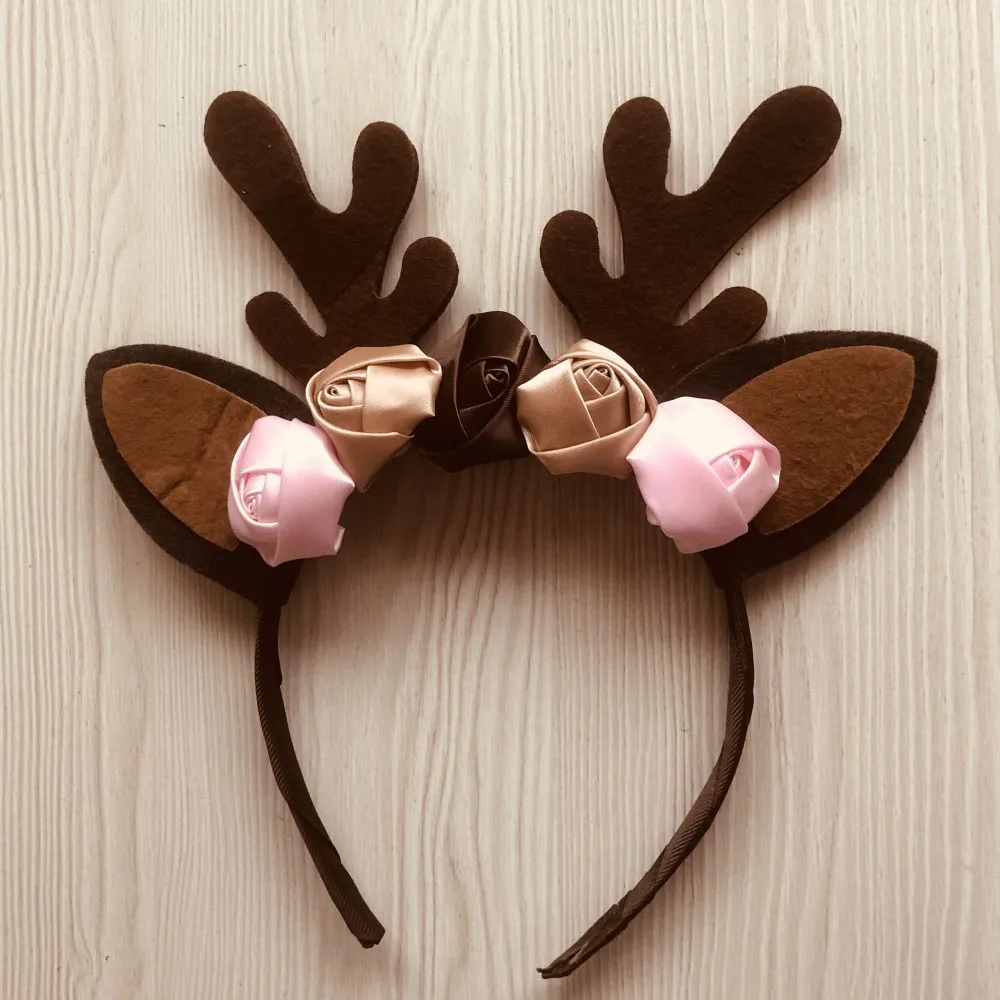 2018 Рождественский милый олень повязка на голову для малышей волос Одежда