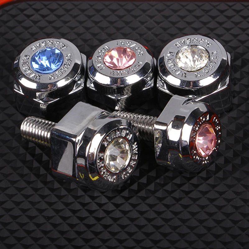 4 шт. Роскошные Алмазные винты для рамки номерного знака автомобиля Honda Civic 2006-2011