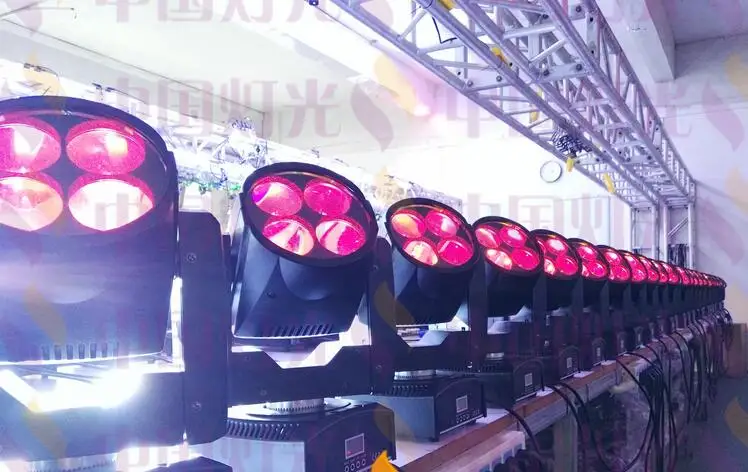 8 шт./мини Супер 4X10W луч света + Полетный чехол dmx512 светодиодный прожектор rgbw