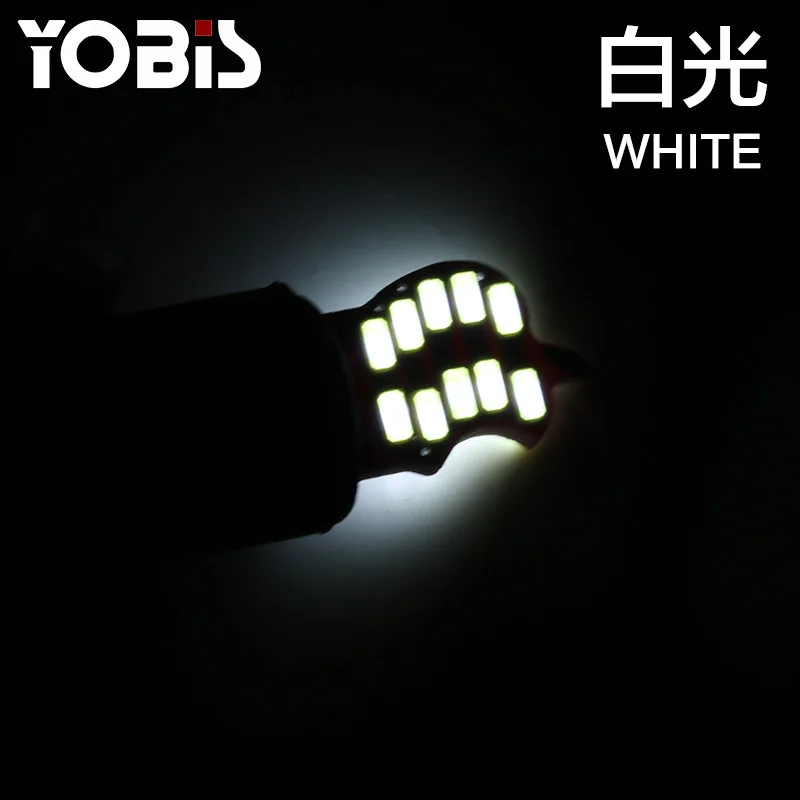 50 шт. T10 168 192 W5W 24 SMD 3014 LED Canbus без ошибок габаритный автомобильный фонарь