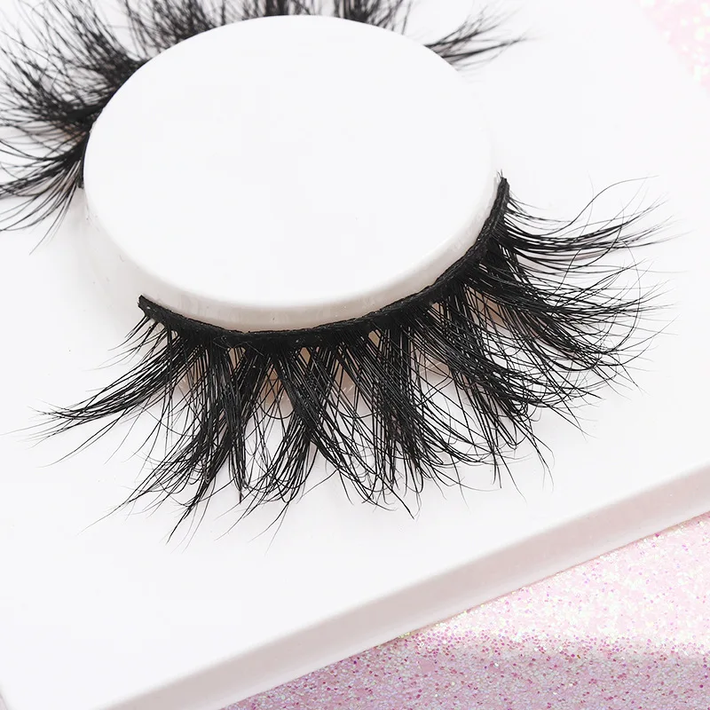 

100% Mink Eyelashes False Eyelashes Crisscross Natural Fake lashes Length 20-25mm Makeup 3D Mink Lashes Extension Eyelash Beauty