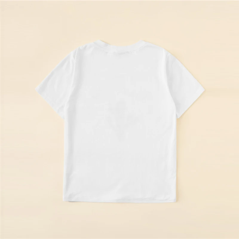 SHEIN Футболка С Графическим И Текстовым Принтом Стильный Укороченный Топ С Узлом И Принтом