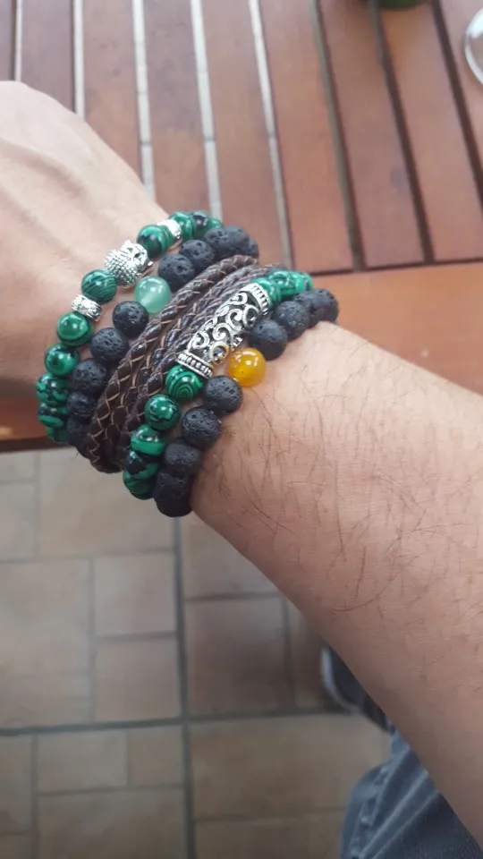 Men Women Beads Bracelet Beaded Black Lava Stone Prayer Buddha sets for and Mens Pulseras | Украшения и аксессуары