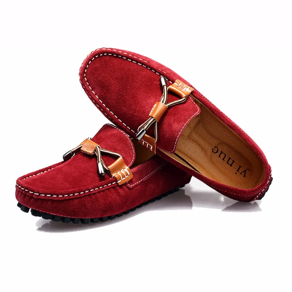 2019 мужские повседневные замшевые мокасины для вождения модные лоферы мужская