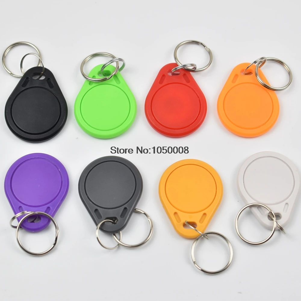 50 шт./лот T5577 перезаписываемый Программируемый RFID 125 кГц брелок для ключей брелки