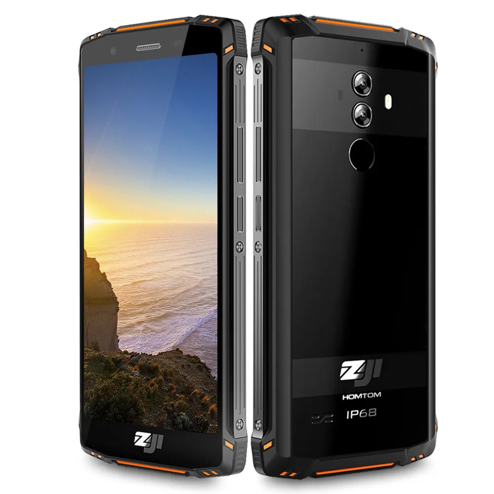 HOMTOM зоджи Z9 отпечатков пальцев 4G смартфон 6 GB 64 IP68 5500 mAh Водонепроницаемый