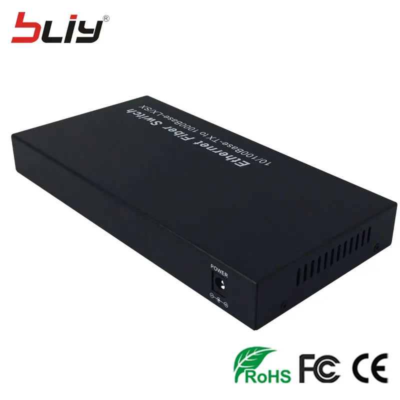 Волоконно-Оптических SFP media converter 8 10/100/1000 Base-TX 2 sfp слот волоконно-оптический