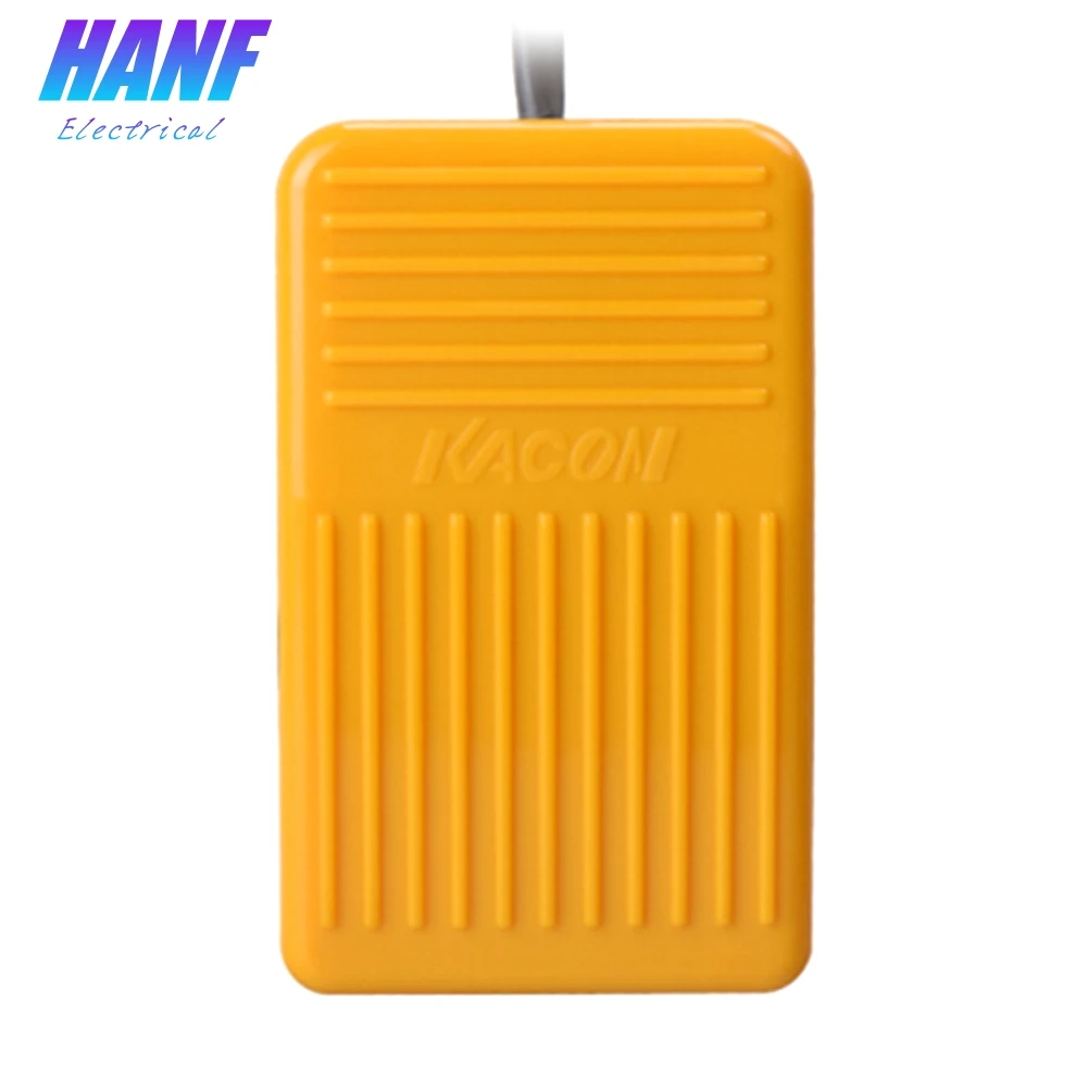 1 шт. высокое качество желтый пластиковый ножной переключатель с 200 см