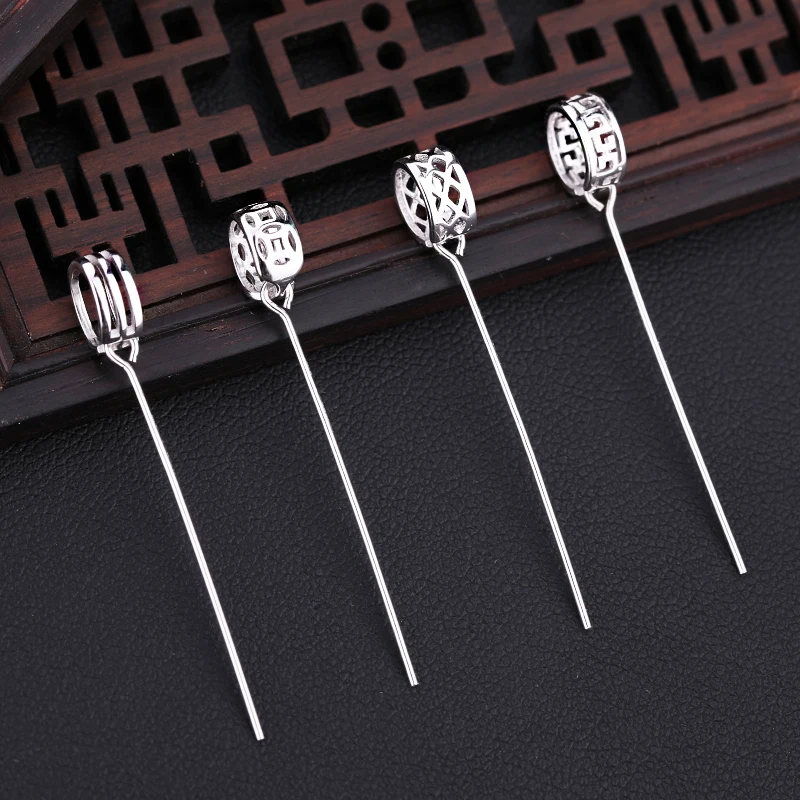 S925 Sterling Silver Color Pendant Clip Clasp Pinch Bail Pendant Connectors Bail Beads Findings DIY Jewelry Making Accessories