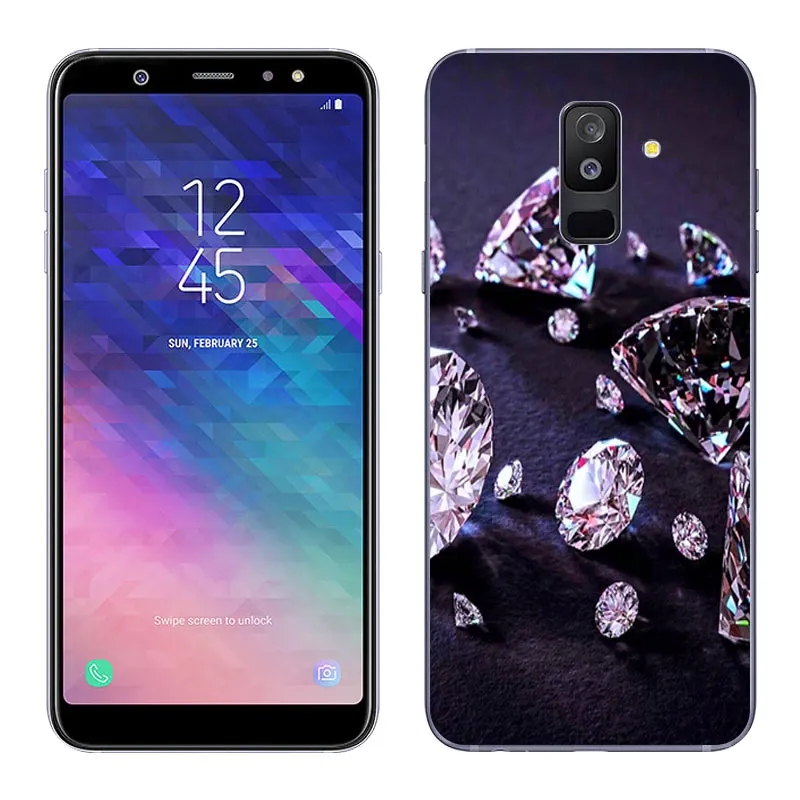 04 Для samsung Galaxy A6+() чехол для телефона пластыри на гелевой основе Чехлы Туманность роспись 6," для Galaxy A6 плюс Силиконовый ТПУ тонкий корпус - Цвет: 04
