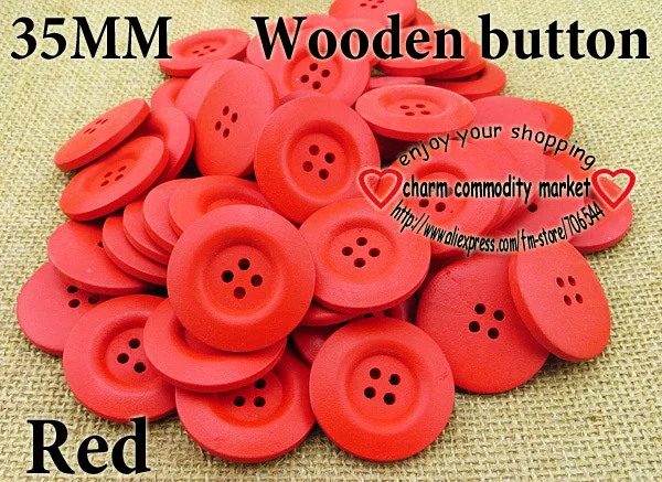 15 шт. деревянные пуговицы 35 мм|wooden buttons|painting woodclothes accessories |